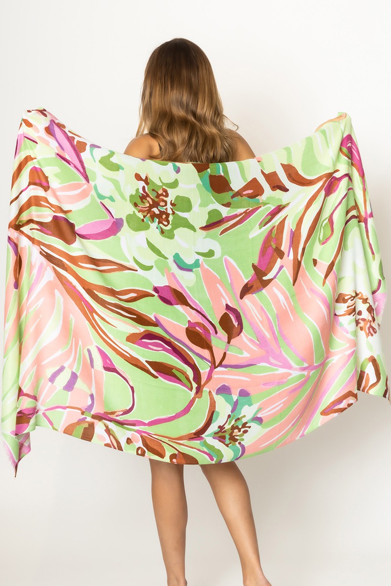 Tropical Green Sarong