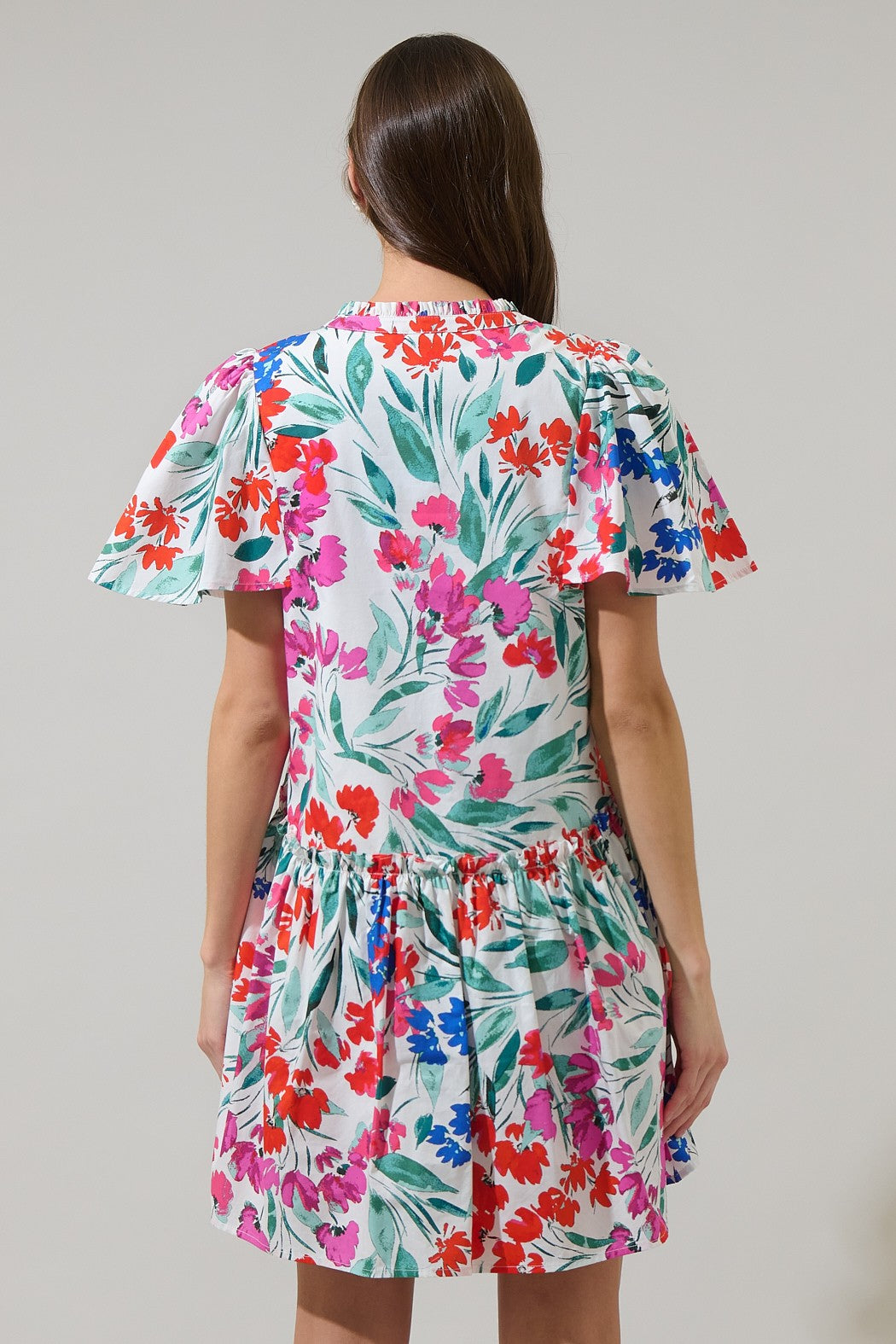 Nina Drop Waist Mini Dress