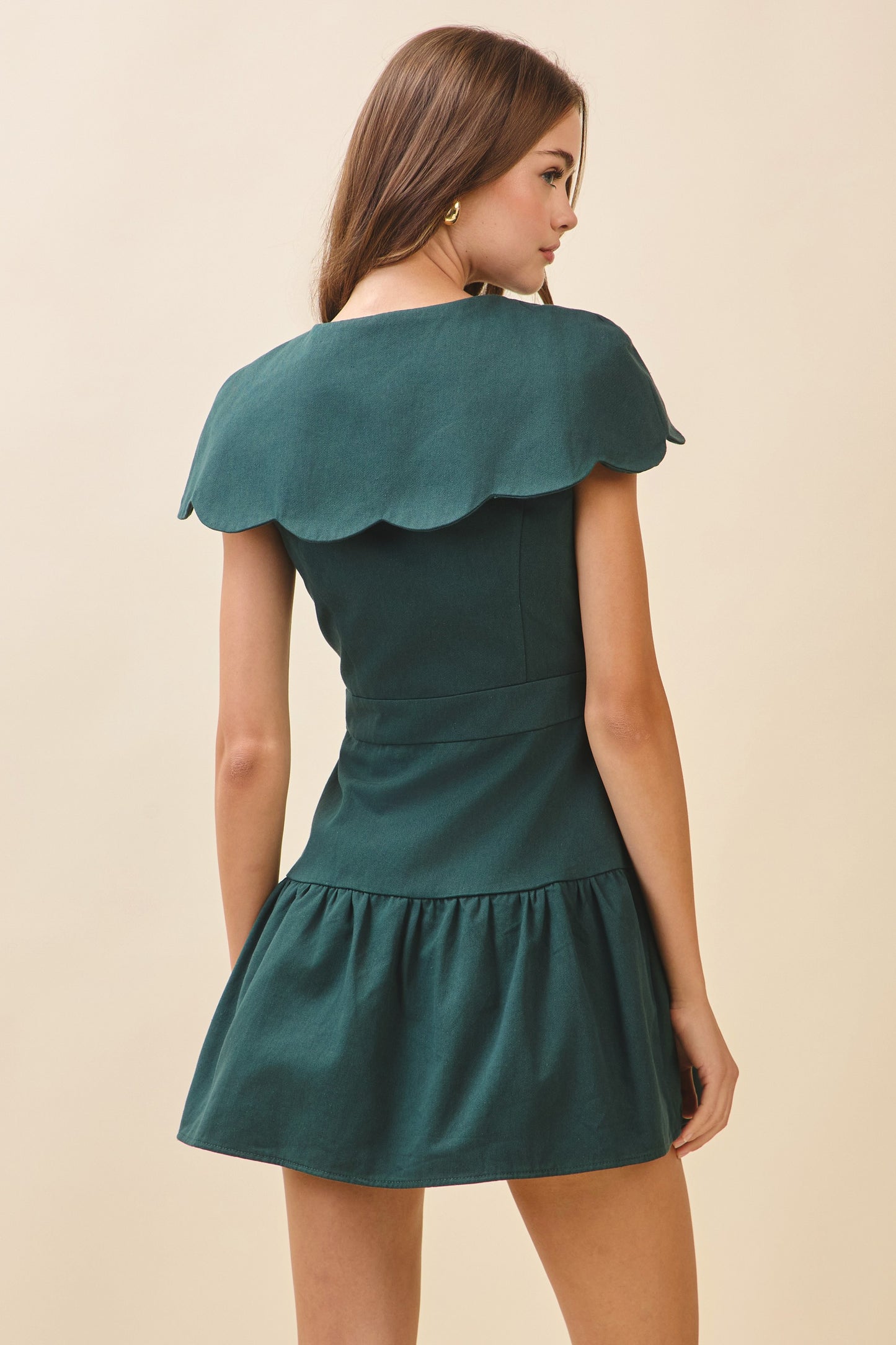 Mary Dress- Hunter Green