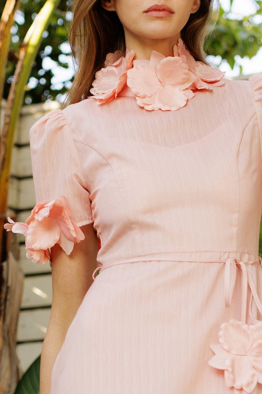 Serena floral midi dress