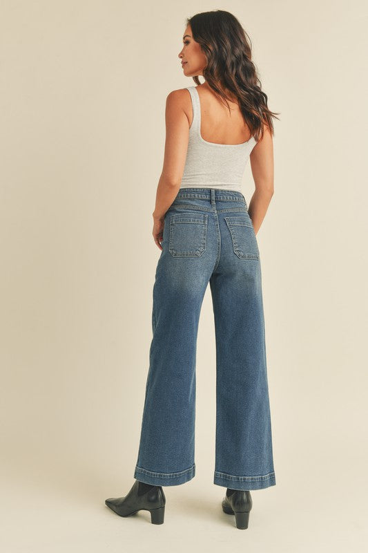 Dark Wash Utility Denim