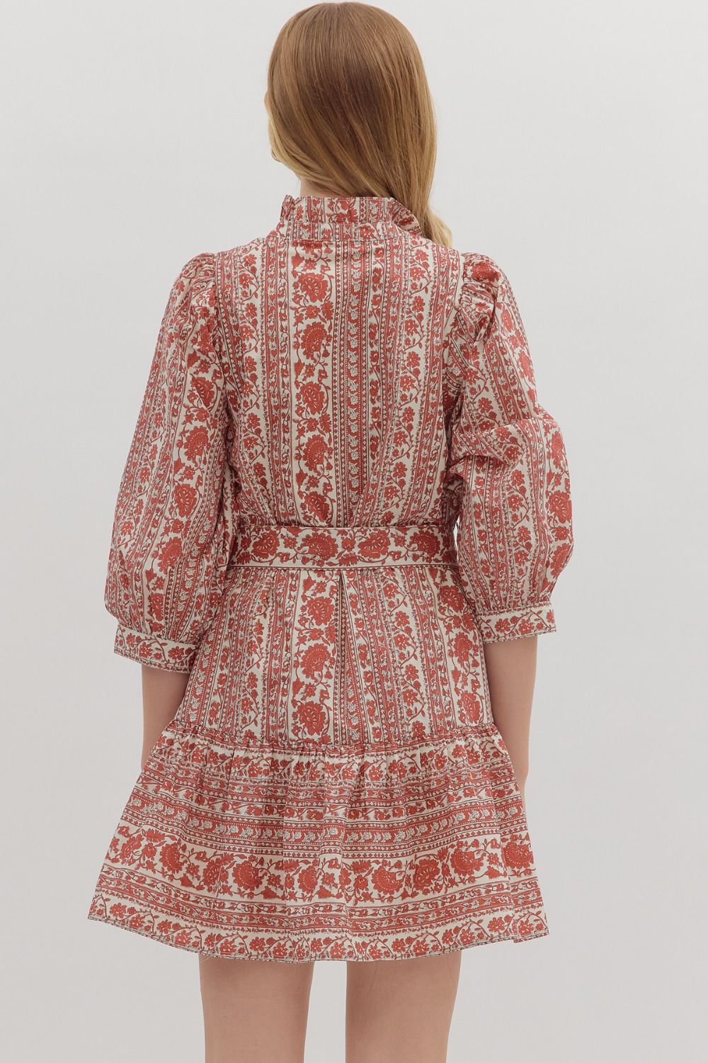 Ella Dress- Rust