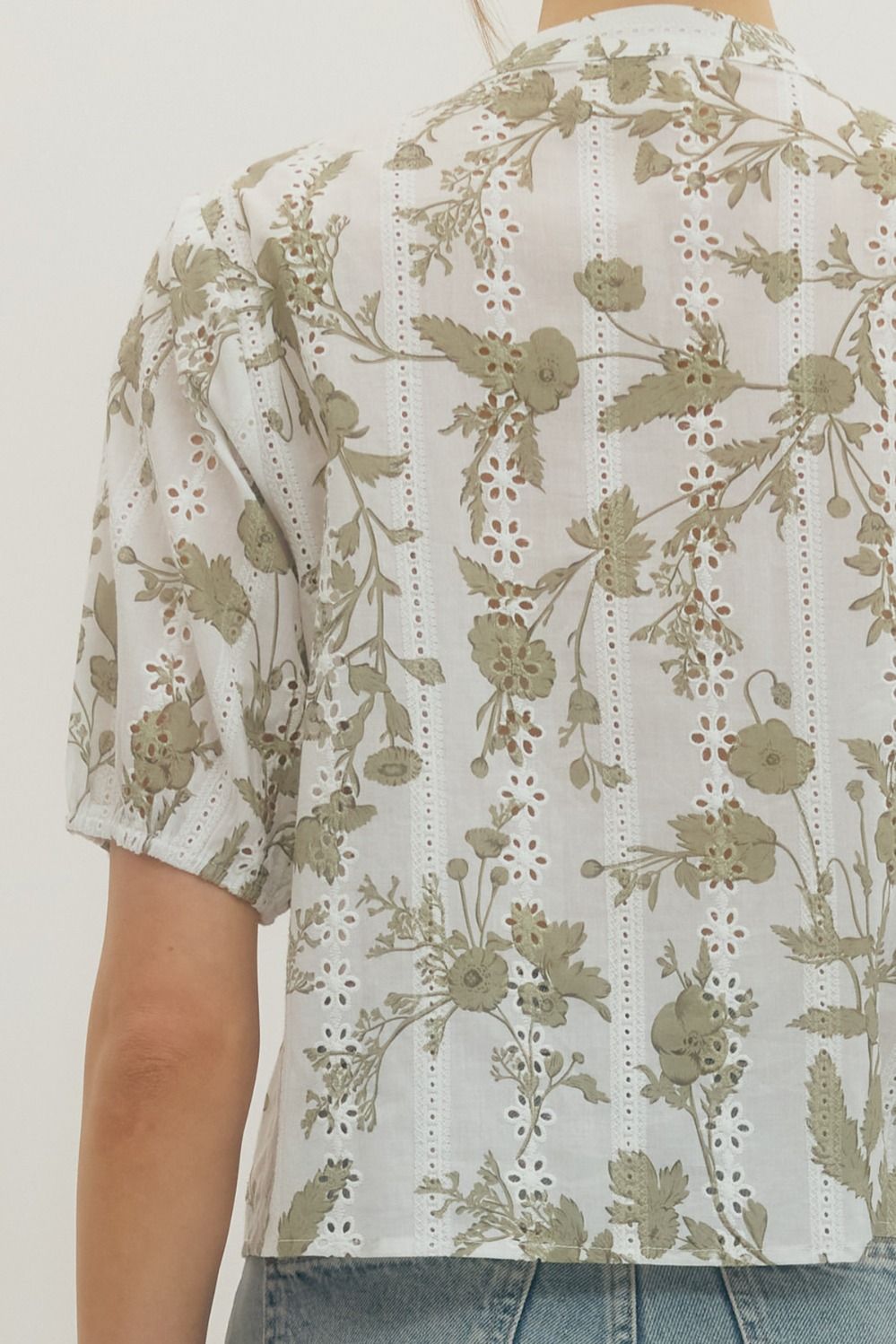 Floral Detail Top