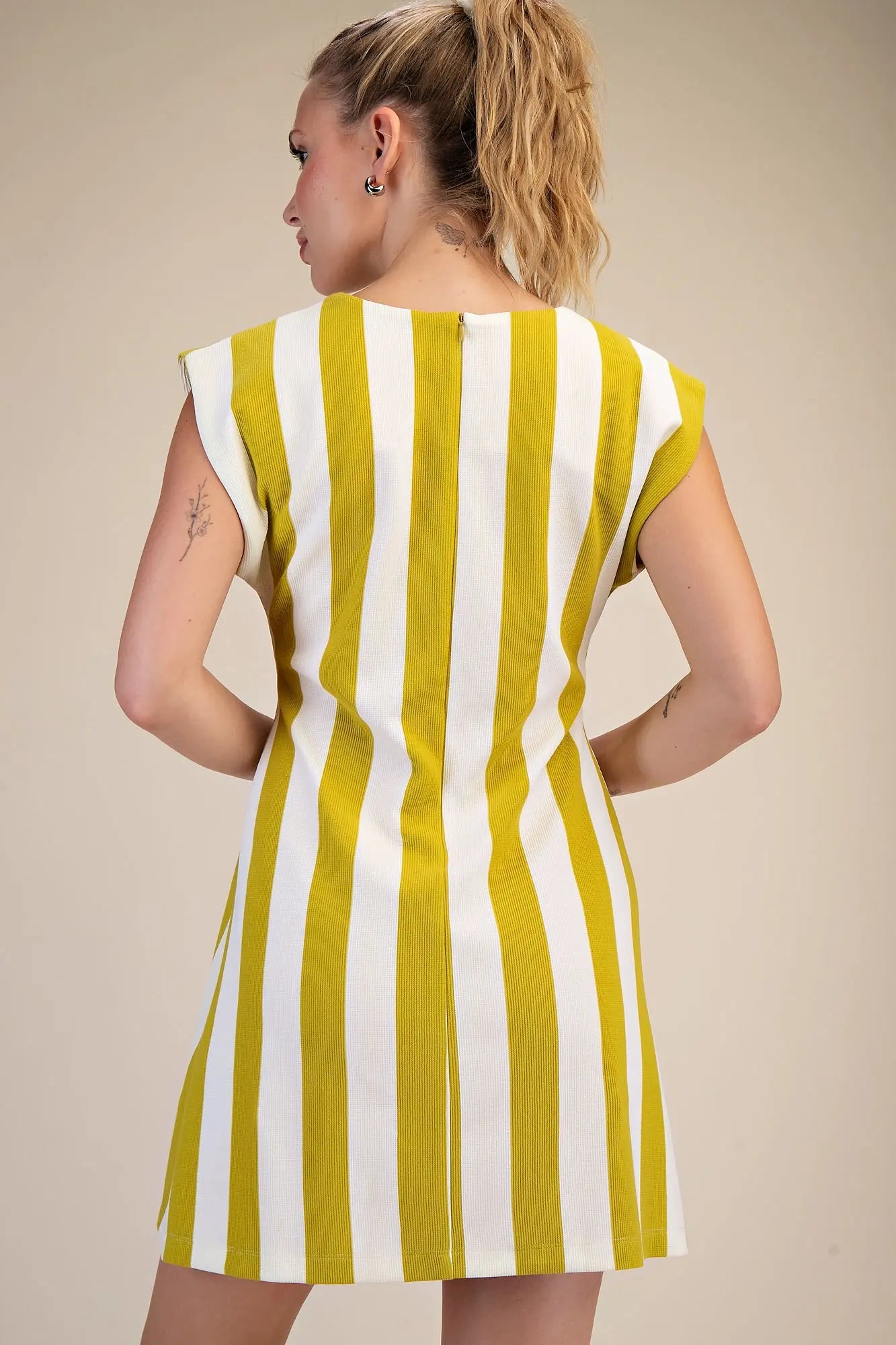Alice Dress- Chartreuse