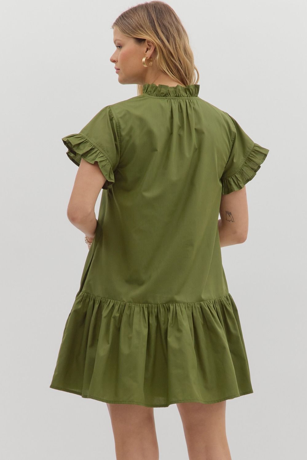 Nina Dress- Olive