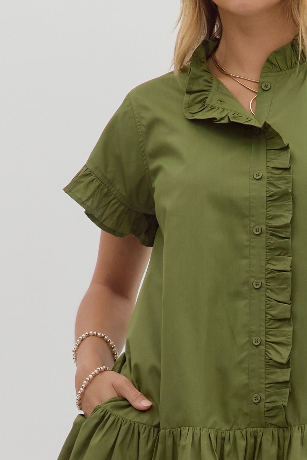Nina Dress- Olive