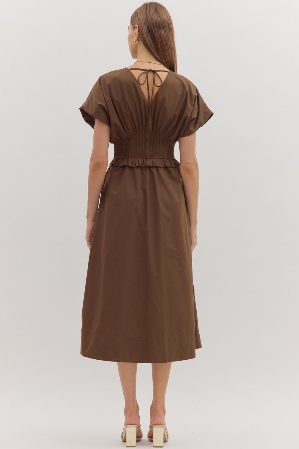 Suzi Dress- Brown