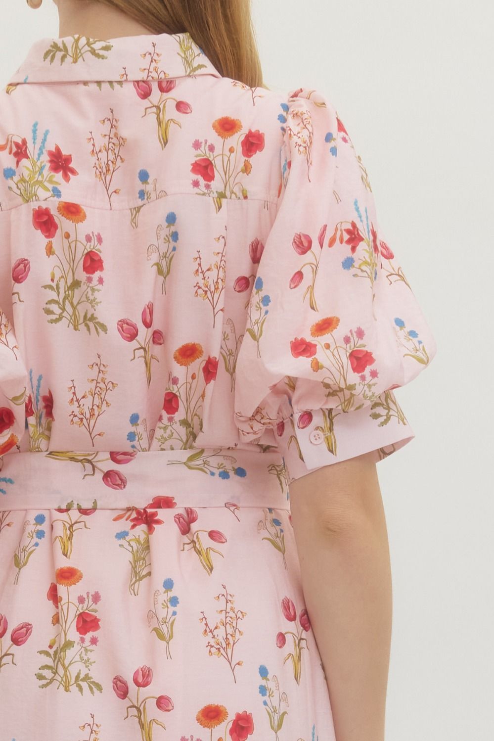 Annie Dress- Pink Floral