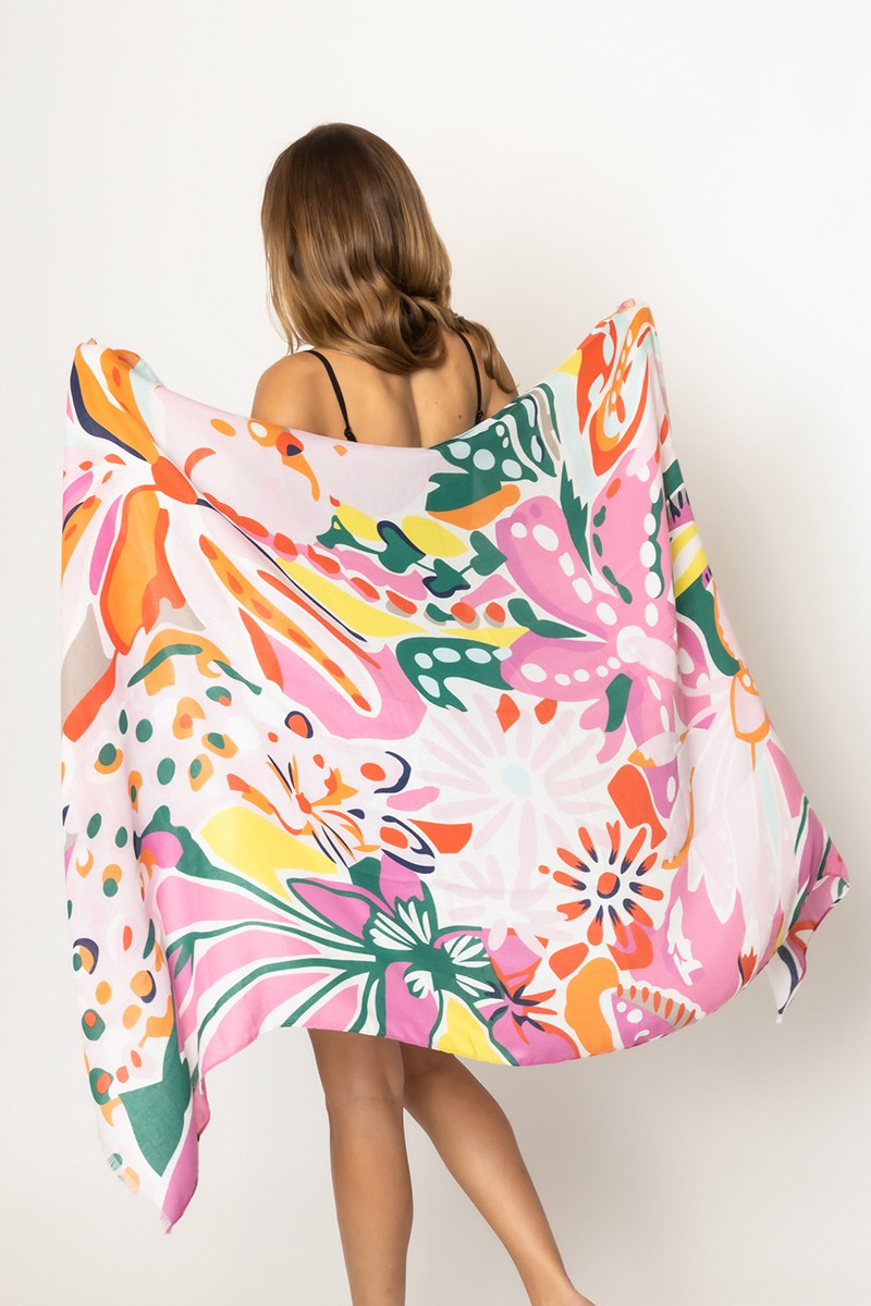 Tropical Floral- Fuchsia