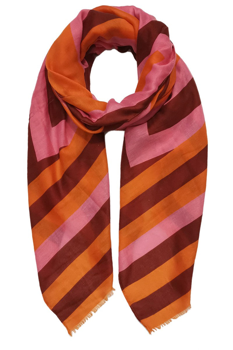 Orange Stripe Sarong