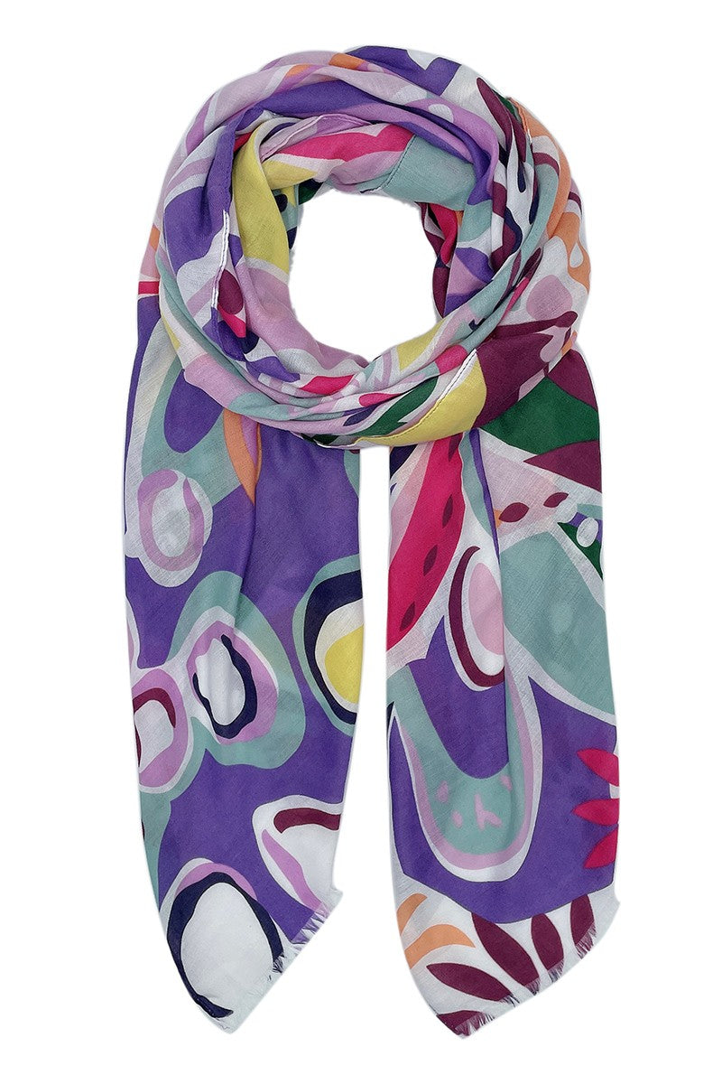 Tropical Floral- Purple