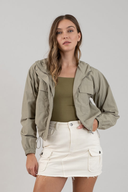 Bomber Windbreaker - Olive