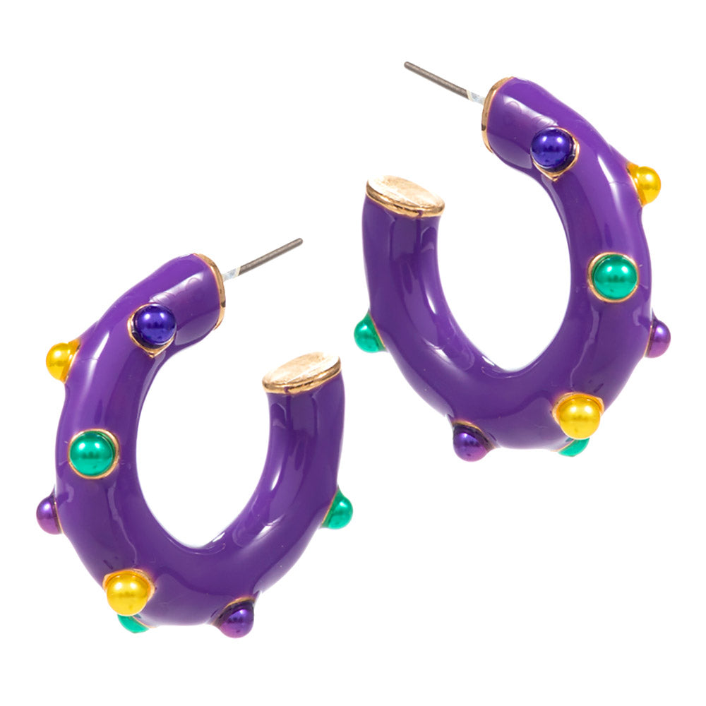 Mardi Gras Hoops- Small