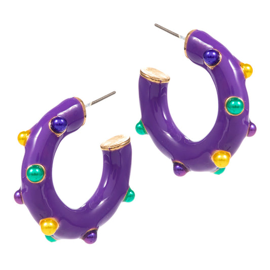 Mardi Gras Hoops- Small