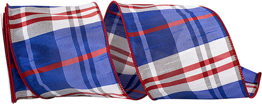 Americana Plaid 4" Bow