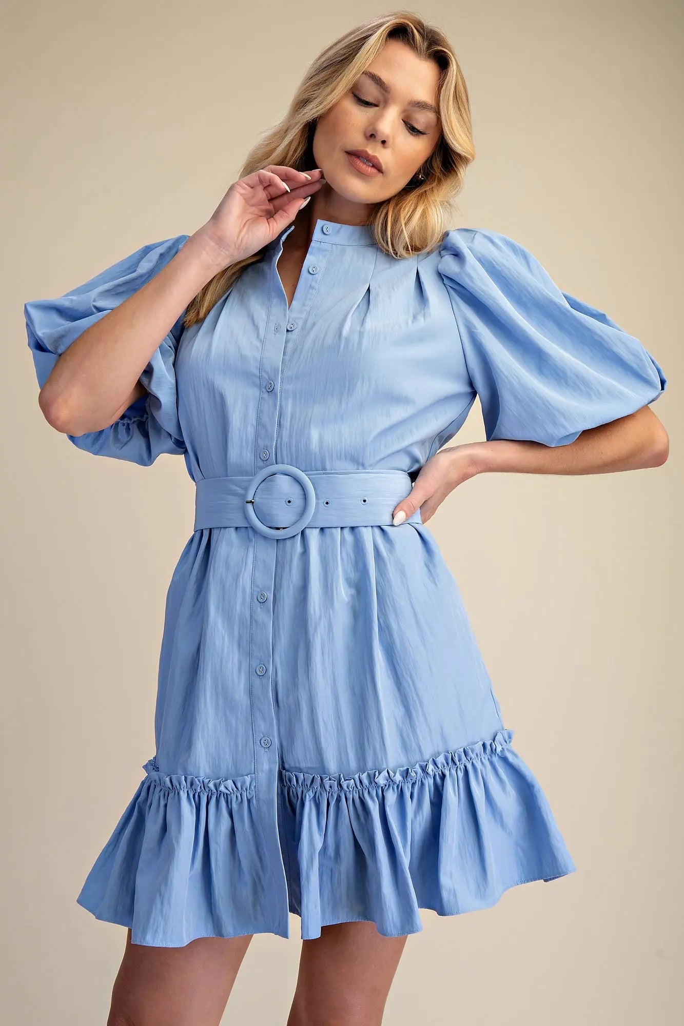 Emmett Dress-Light Blue