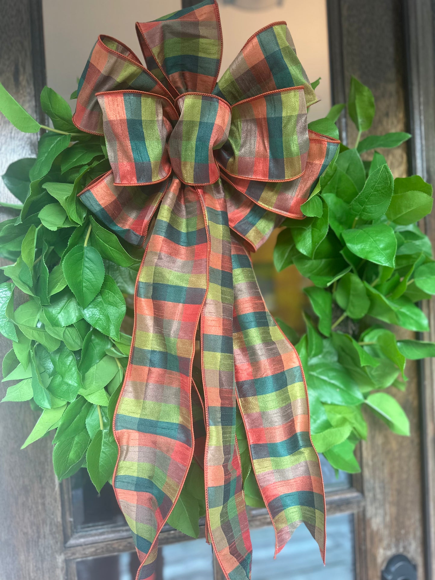 Fall Plaid Bow