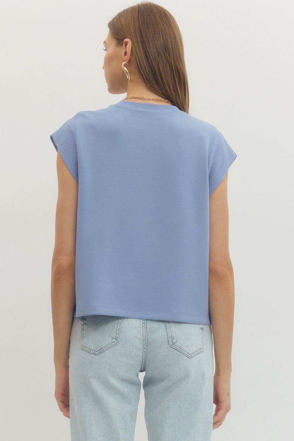 Staple Tee- Blue