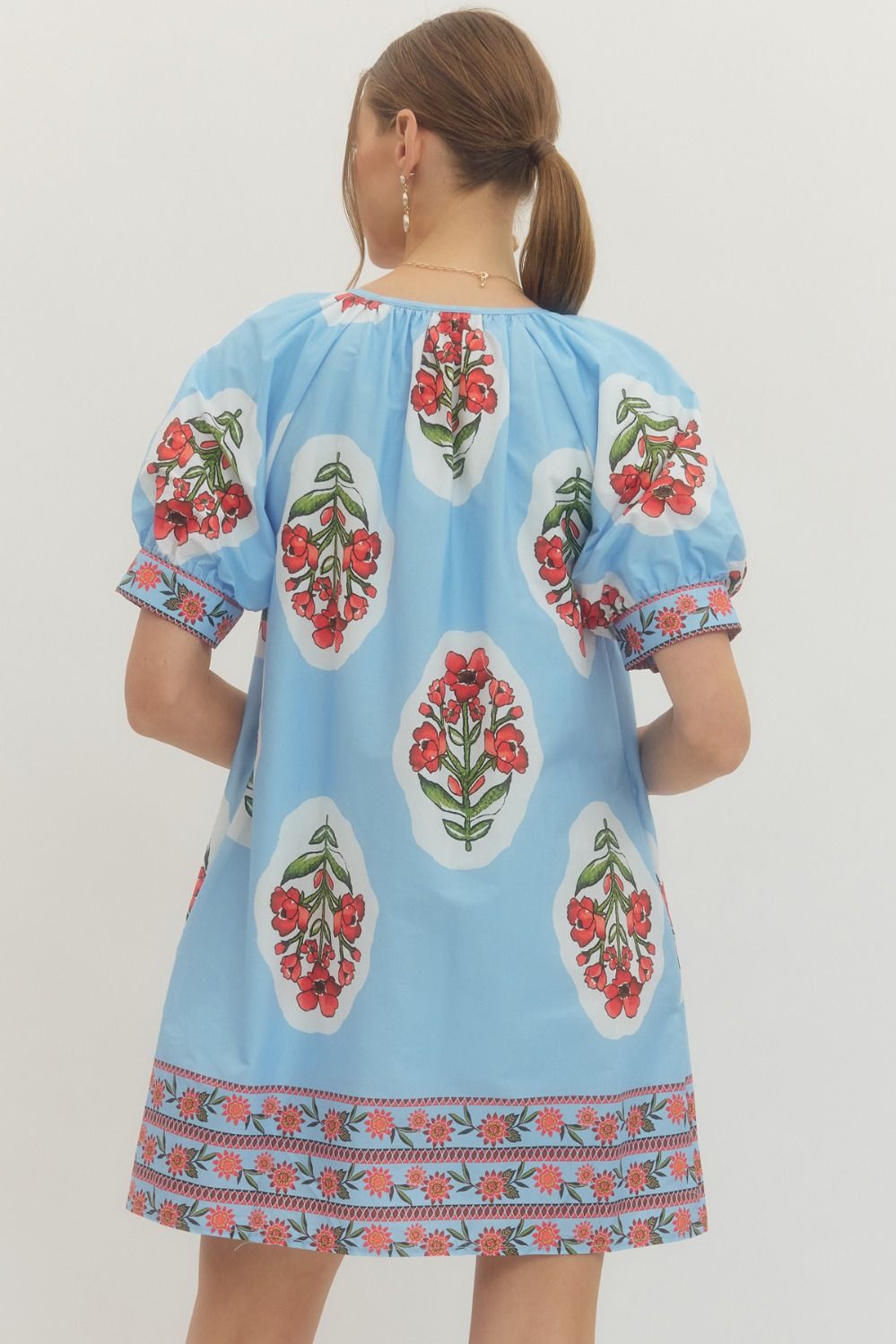 Harper Dress- Light Blue