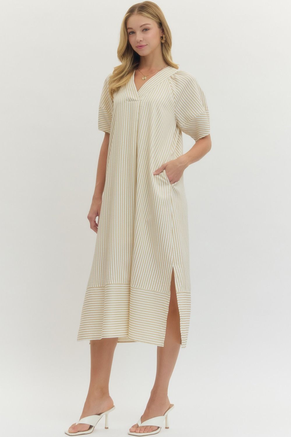 Sara Dress- Sand