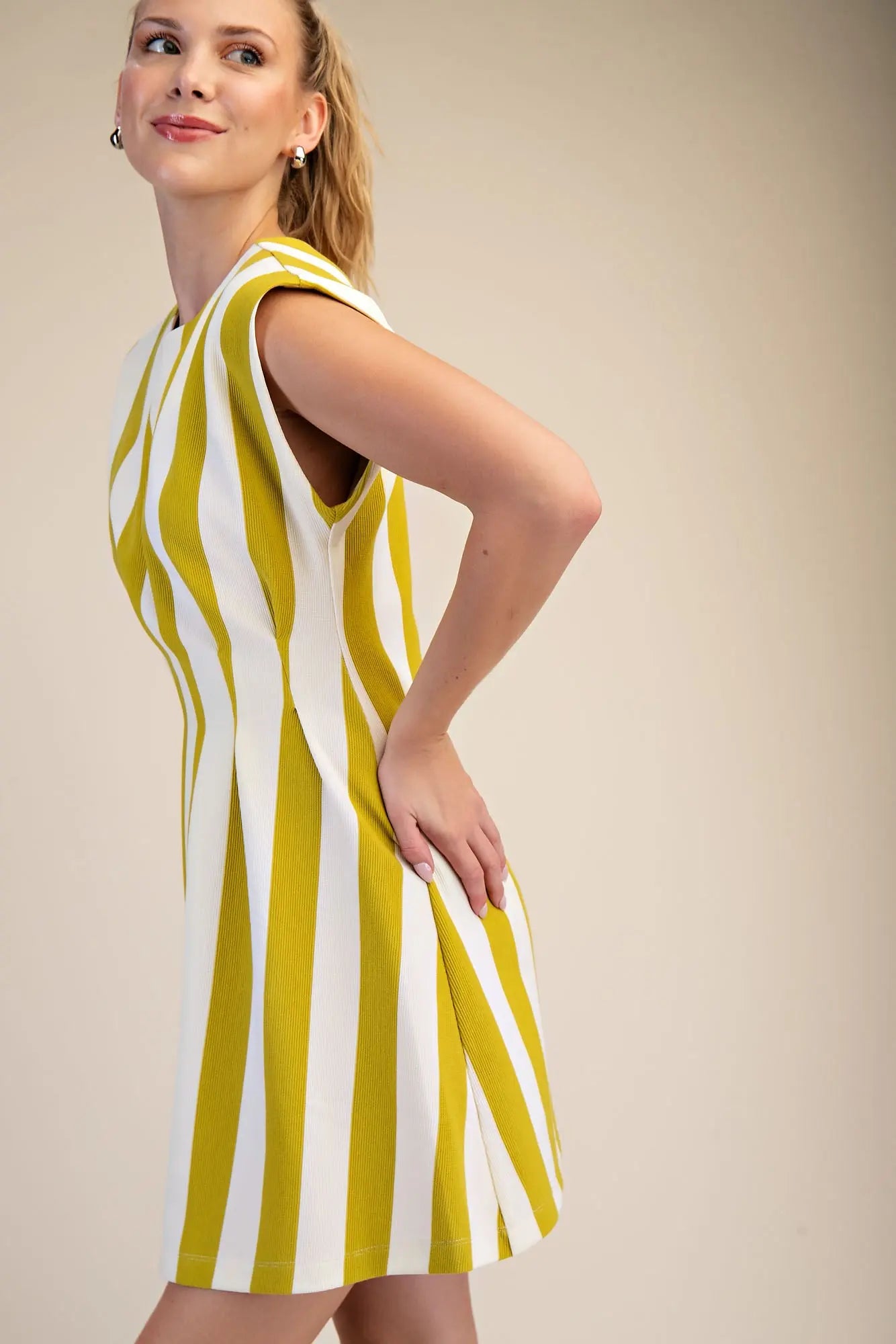Alice Dress- Chartreuse
