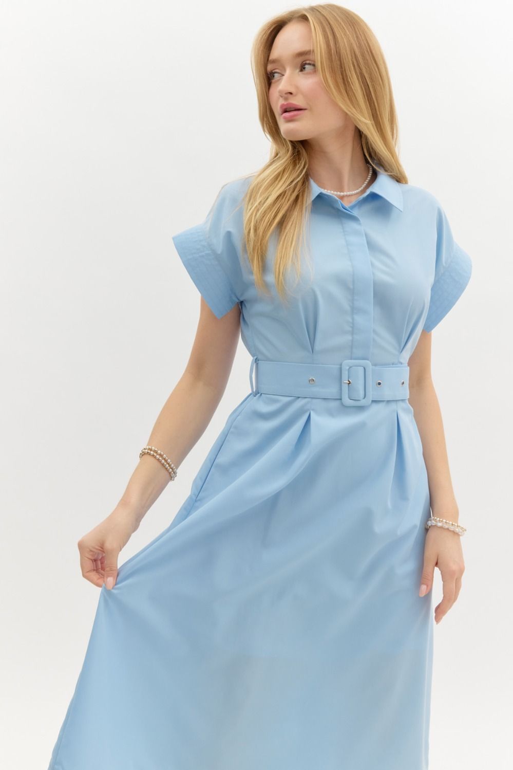 Clara Dress- Light Blue