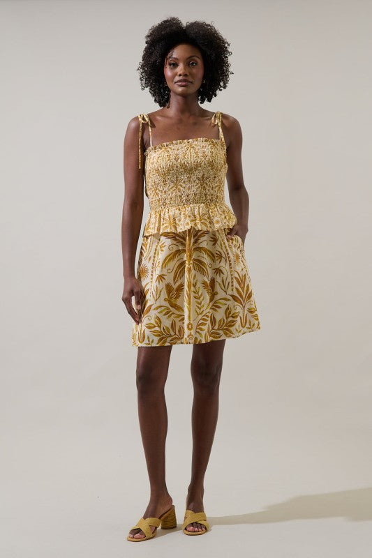 Calina Smocked Dress