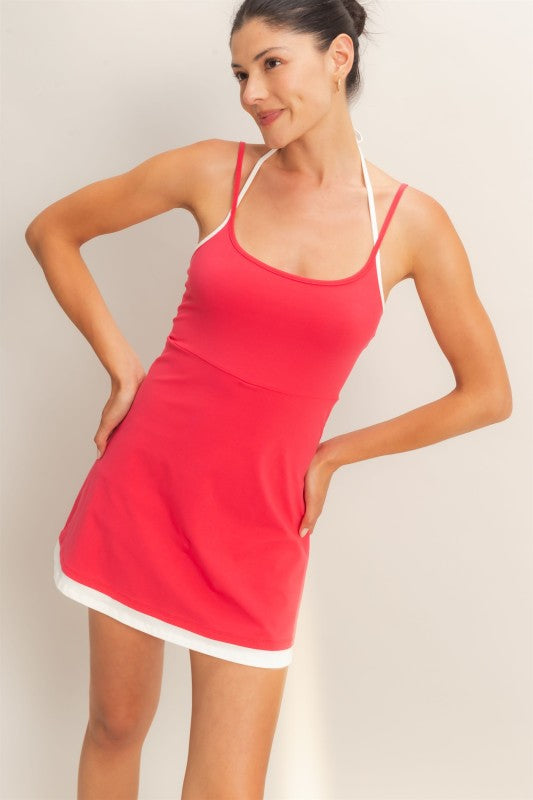 Athletic Dress- Tomato