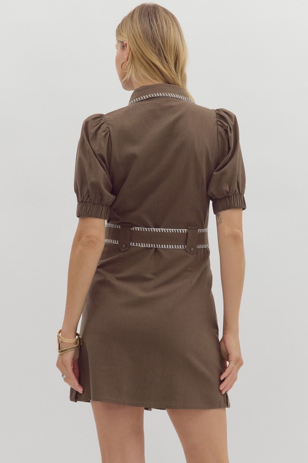 Rosie Dress- Brown