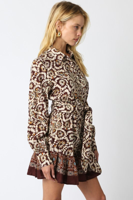 Lyda Dress Brown