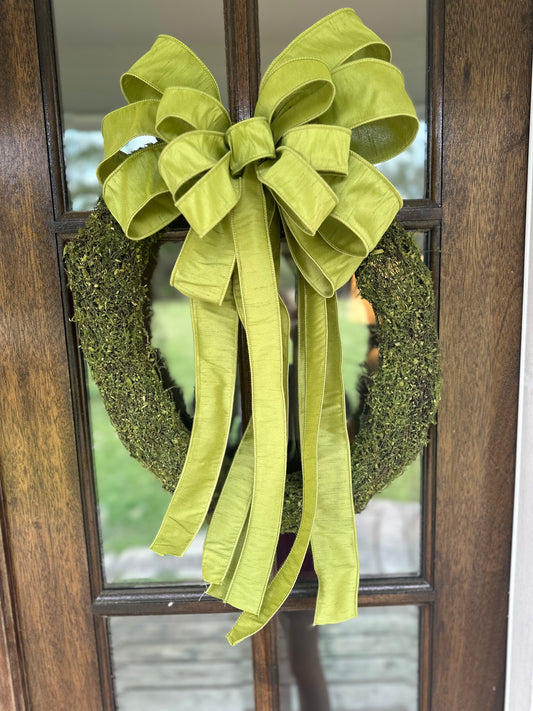 Moss Green Bow