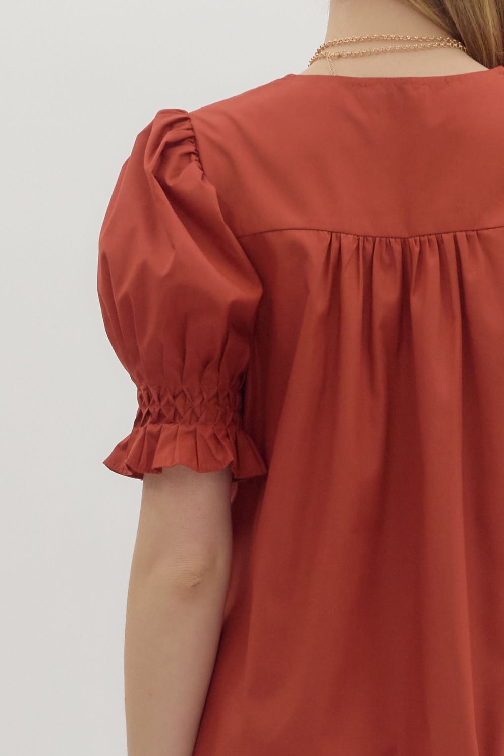 Celeste Dress- Rust