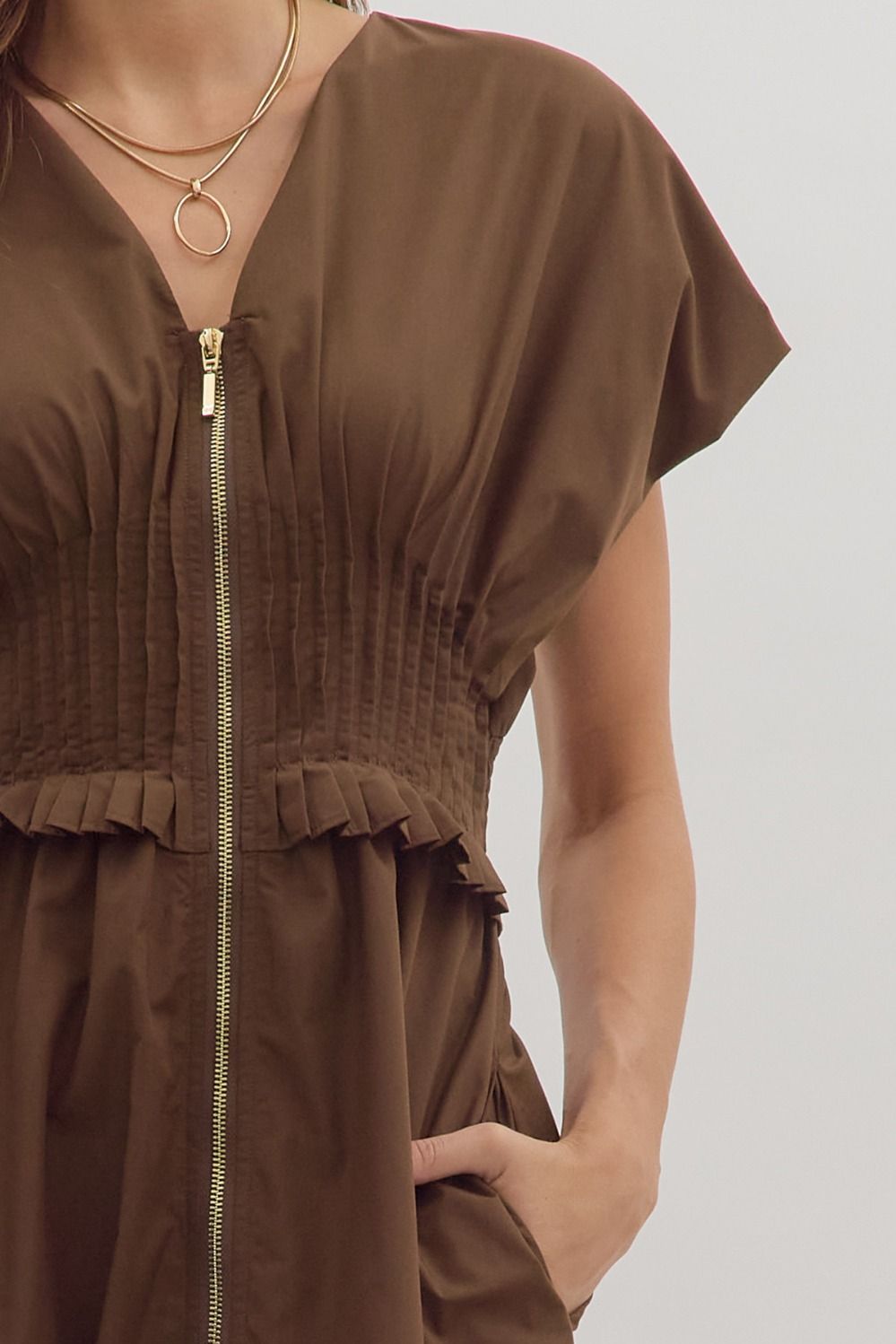 Suzi Dress- Brown