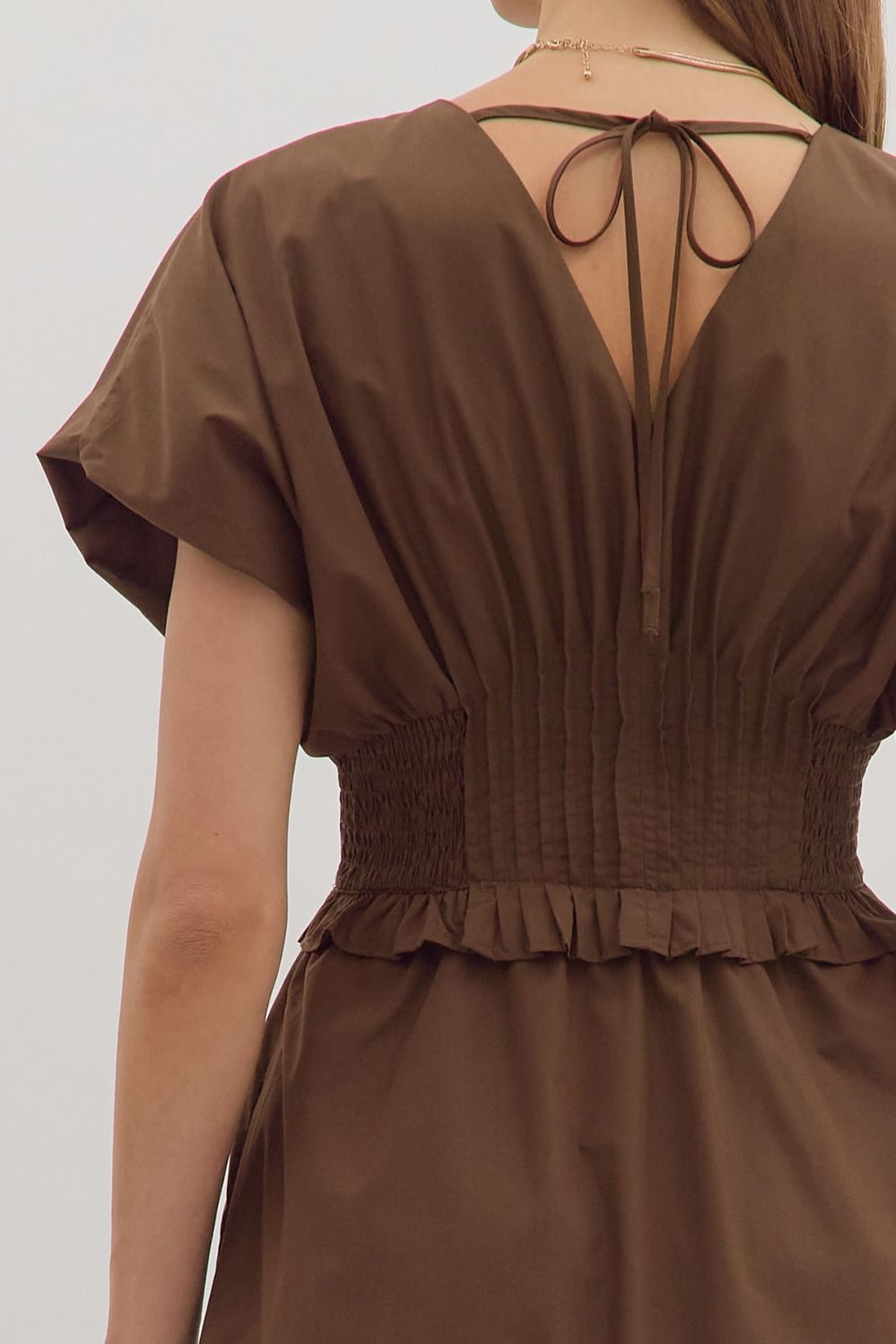 Suzi Dress- Brown