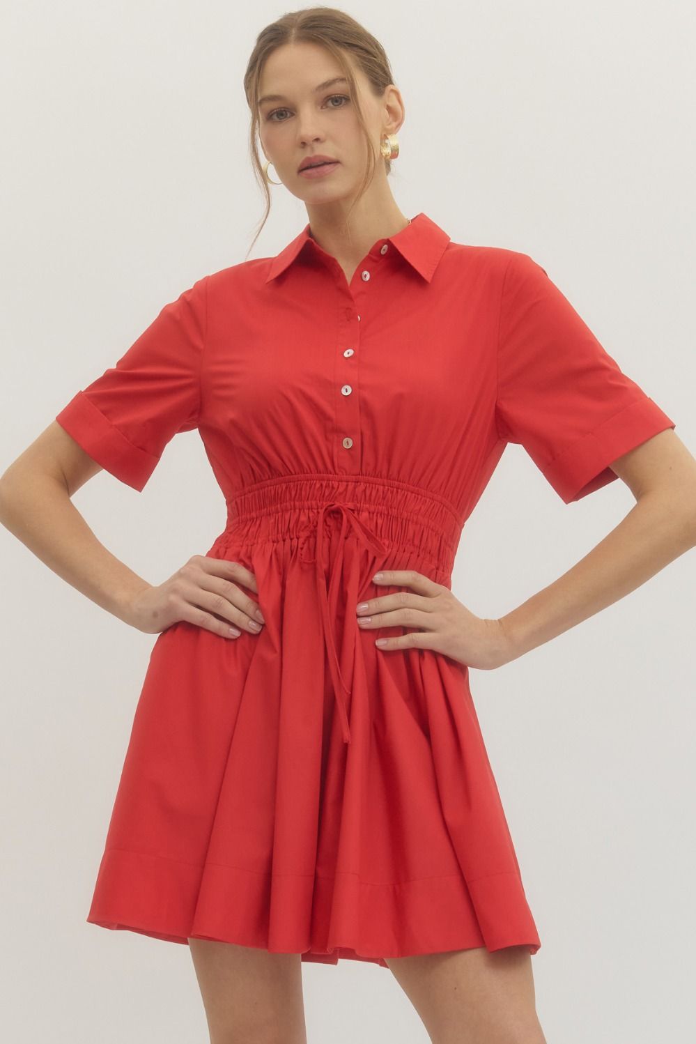 Megan Dress- Red