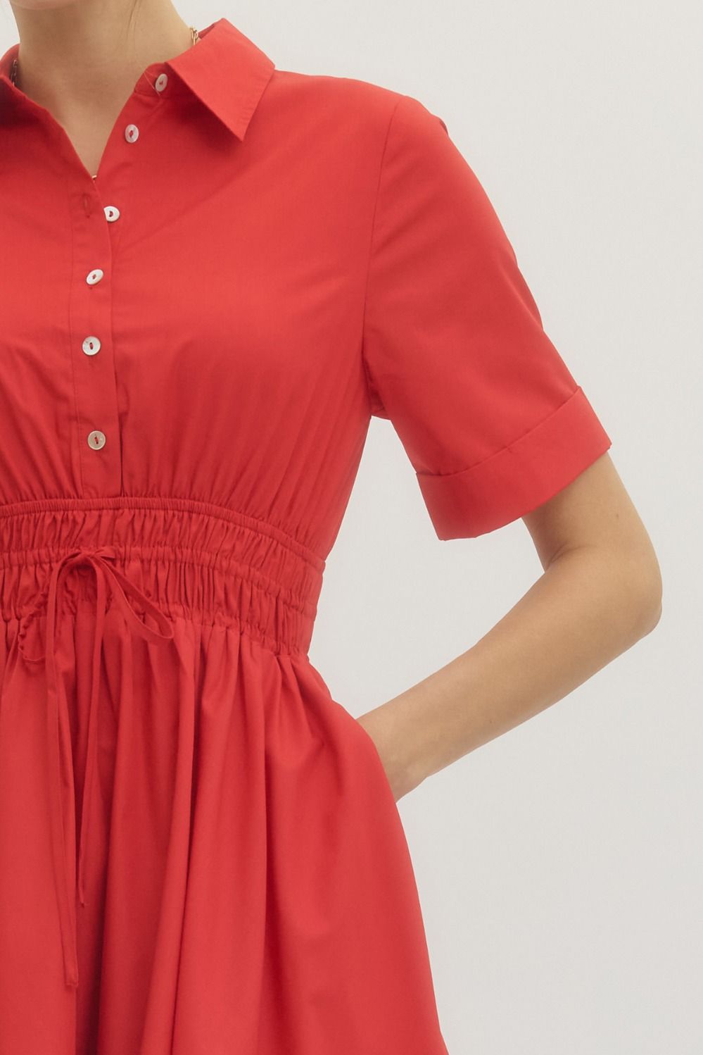 Megan Dress- Red