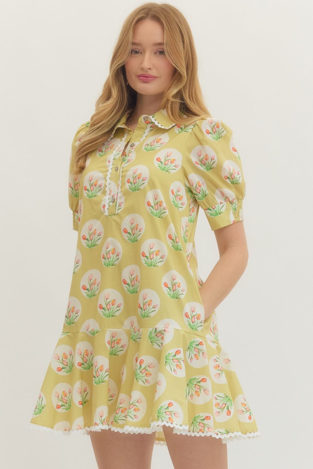 Lily Dress- Yellow