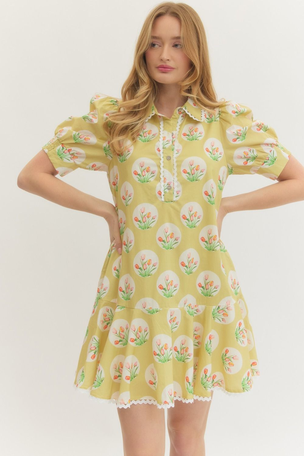 Lily Dress- Yellow