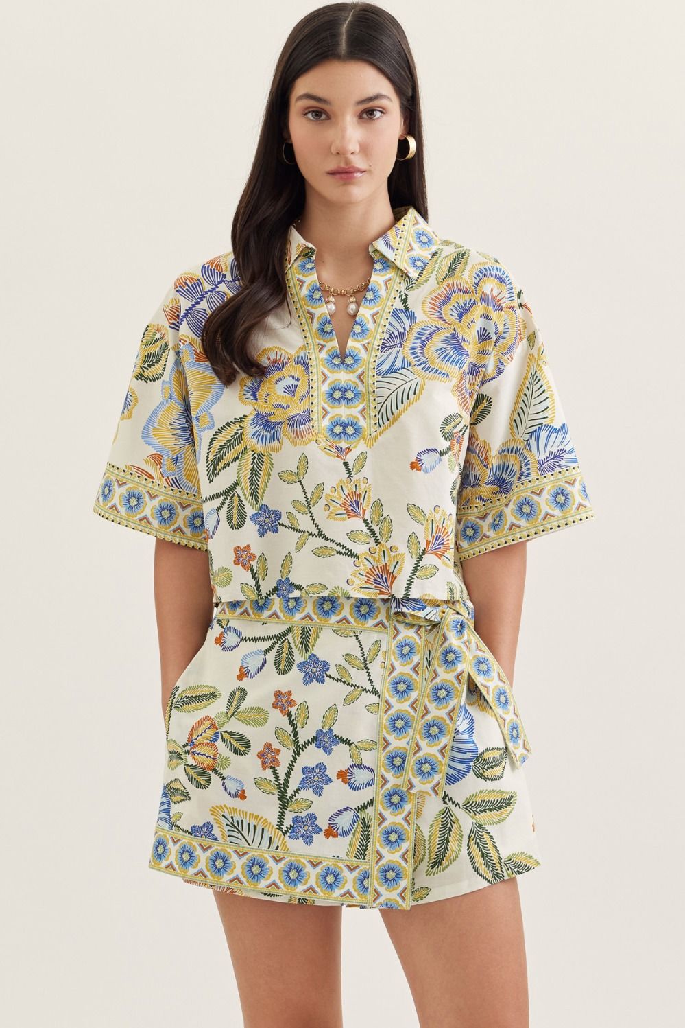 Botanical Set- Blue